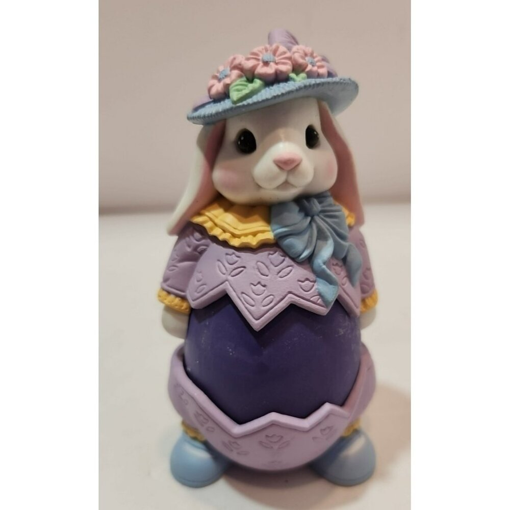 Vtg Avon Egg Pals 2 Bunny And 2 Duck Egg Holders Set Of 4 Multicolored With Eggs - Picture 4 of 16